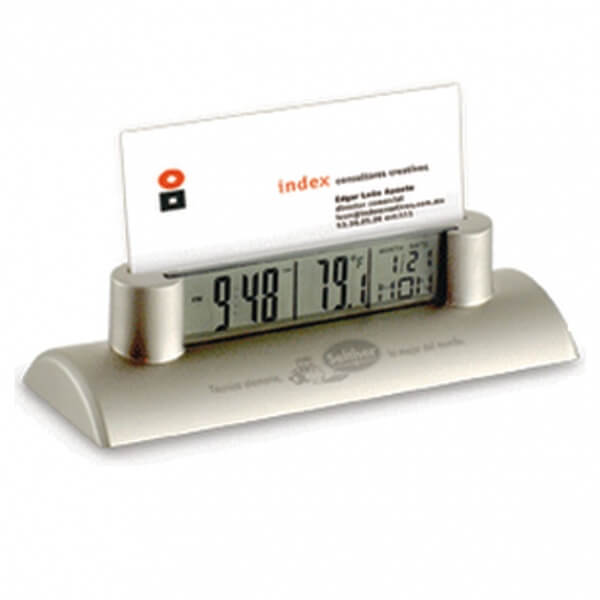 Reloj Tarjetero Escritorio