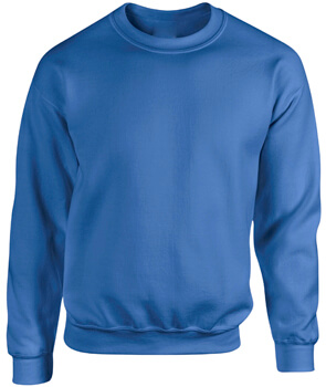 Sudadera Cuello Redondo Azul